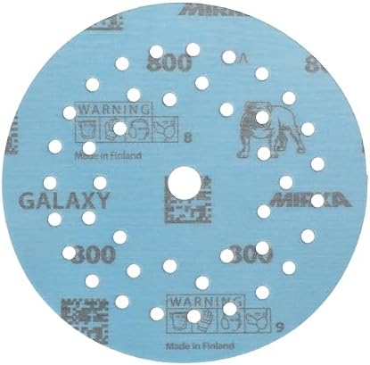 Mirka Galaxy Multifit 5 Inch Ceramic Sandpaper 800 Grit Hook & Loop 50 Pack