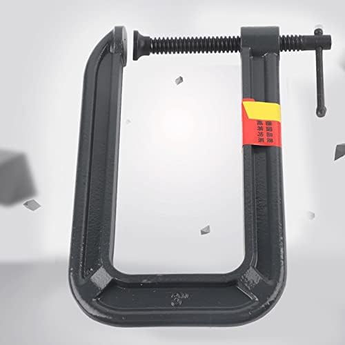 Heavy Duty G Type C Clamp for Woodworking, Carpentry Clamping Device with Forged Steel Construction, Spiral Threaded Rod for High Torque, Clamping Depth up to 7.3 in (Clamping thickness 70 * depth