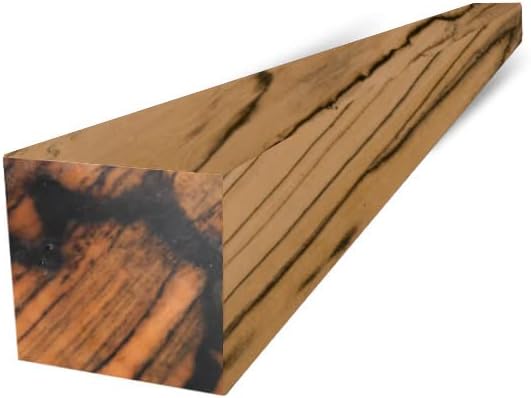 Exotic Wood Black and White Ebony Lumber Many Sizes for Hobby Craft Woodworking Projects Pale Mone Ebony Royal Ebony Woodturning Timber (1.75"x1.75"x24")