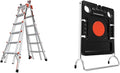 Little Giant Velocity 26 Type IA Multi-Position Ladder, 25.1 Feet, Aluminum, Silver, Black, Orange, 300 lbs Load Capacity, 25 lbs Item Weight
