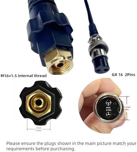 Arc Plasma Cutter Torch Gun, PT-31 LG-40 air plasma cutting torch gun with 16 Ft Cable, 40A, for CUT50D, CUT-50, CT-312, CUT40