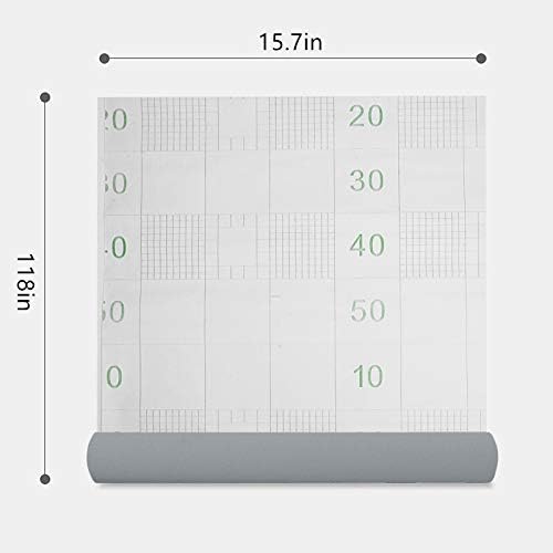 Gray Self-Adhesive Wallpaper Film Stick Paper Easy to Apply | Peel And Stick Wallpaper Shelf Liner Table Cabinet and Door Reform Wall paper 15.75 Inch By 9.8 Feet