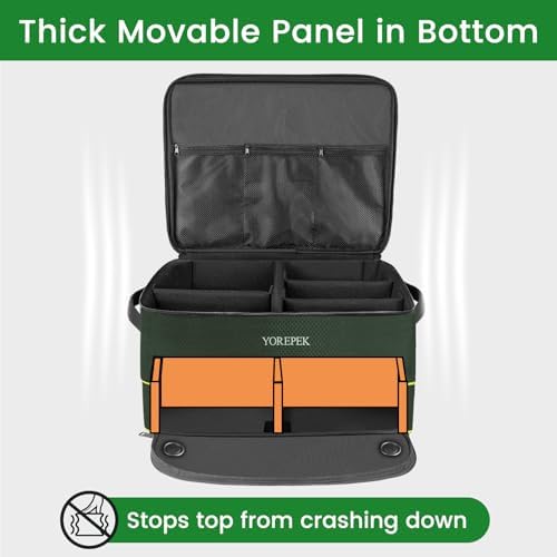 YOREPEK Golf Gifts for Men, 2 Layer Golf Trunk Organizer for 2 Pair Shoes
