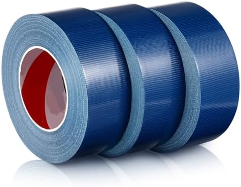 Heavy Duty Blue Duct Tape 3 Rolls, 50mm X 5m Weather Resistant
