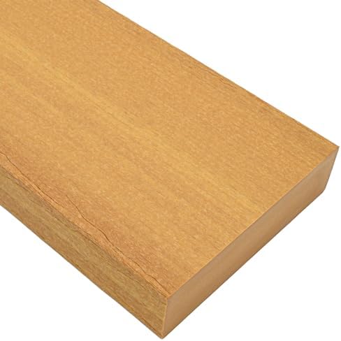 BuyPlastic Tangent Poly Lumber - Natural Teak, 1x6 (0.75" x 5.5"), 36" Length - HDPE Plastic Board for Outdoor Furniture and More
