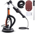 VEVOR Drywall Sander, 800W Brushless Motor Electric Sander, Variable Speed 1000-2300 RPM, Foldable Ceiling Sander with Double-Deck LED Lights, Extendable Handle, 12 Sanding Discs