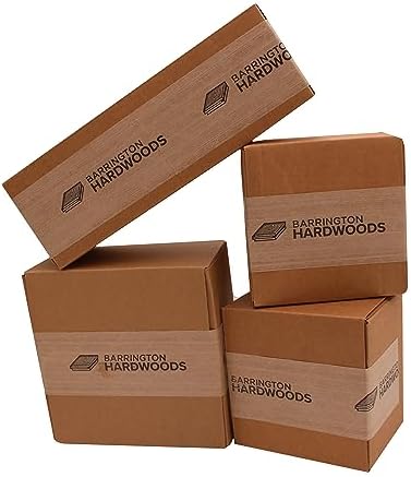 Barrington Hardwoods Canary Wood Lumber Boards 3/4" x 2" (4pcs) (3/4" x 2" x 12")