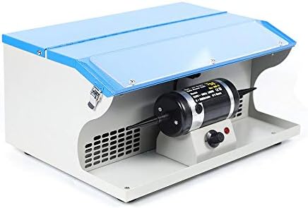 Xuthusman 200W Table Top Polishing Buffing Machine Jewelry Polisher Dust Collector w/Light 200W