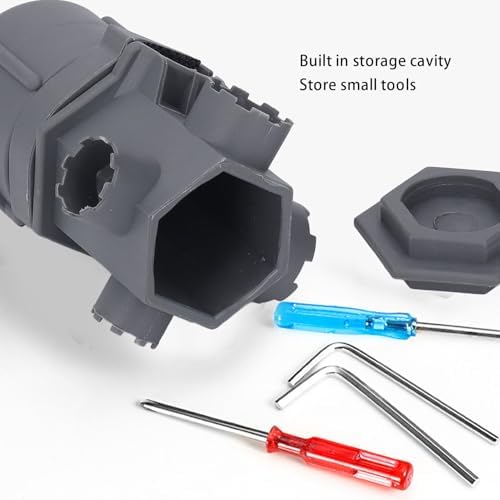 Garosa 16 in 1 Faucet Wrench Tool Set for Sink Repair, Plumbing Repair Kit Nylon Multi-Functional Faucet Repair Tools, Includes Various Gaskets and Storage Box for Home Plumbing Maintenance