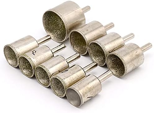 1Pc 6mm Shank Diamond Grinding Head Mounted Points Spherical Concave Jade Carving Burrs For Rotary Tool Fine Rough Sand Polisher,Rough Grit,7mm