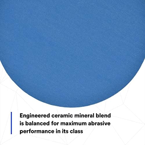 3M Stikit Blue Abrasive Disc Roll, 321U, 36210, 6 in, 320+ Grade, No Hole