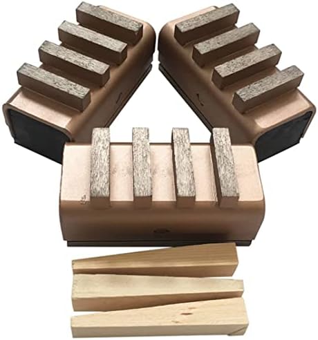 Diamond Grinding Blocks for Concrete Grinding, Set of 3, #60/80 Grit