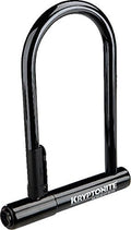 Kryptonite Keeper 12 Standard Heavy Duty Bicycle U-Lock with Bracket (4-Inch x 8-Inch), Black