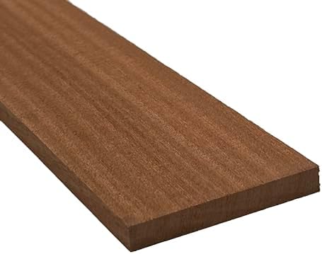 Exotic Wood Zone's Sapele Thin Stock Lumber Boards Wood Crafts 3/8" x 3" x 36"
