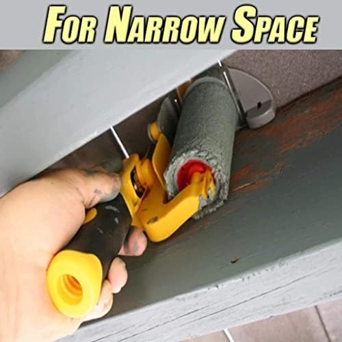 Profesional Paint Roller Replacement Application Edger Brush Tool Multifunctional for Home Wall Ceiling(D)
