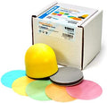 Super Assilex 3 inch Sanding Disc Starter Kit, SP7315, K600 - K1500, 25 Discs + 1 Interface Pad + Palm Sander