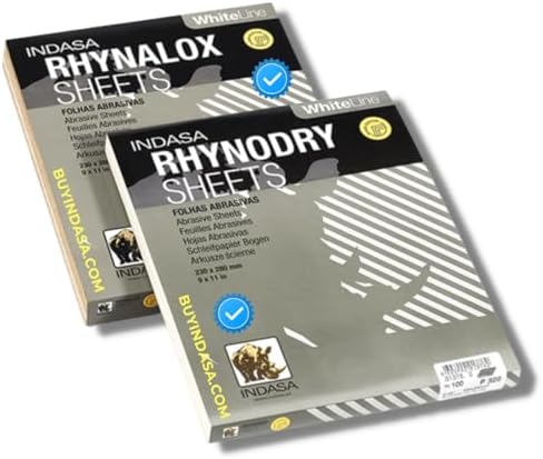 Indasa White Line Sanding Sheets 9 X 11 50 Sheets (3-150), Grey
