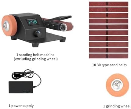 Belt Sander, Mini Belt Sanding Machine Compact Sander for DIY and Small Projects