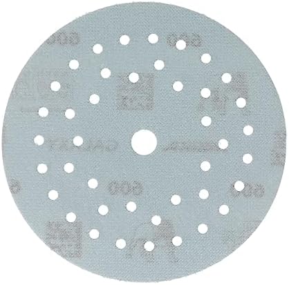 Mirka Galaxy Multifit 5 Inch Ceramic Sandpaper 600 Grit Hook & Loop 50 Pack