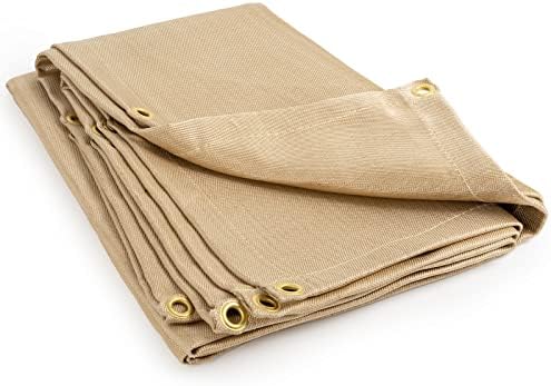 YESWELDER Fiberglass Welding Blanket 4 x 6ft Insulation Blanket 1/3" 8mm