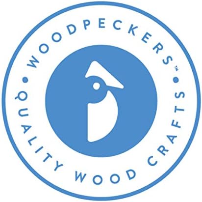 6 mm Baltic Birch Plywood 1/4 x 12 x 16 Inch, Box of 25 B/BB Grade Craft Wood, Stronger Than Basswood Sheets, for Laser, CNC Cutting and Wood Burning, by Woodpeckers