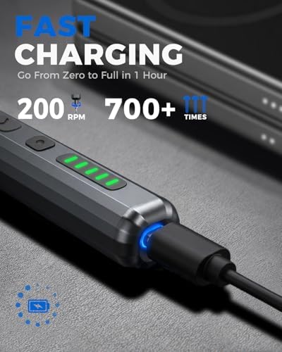 Mini Electric Screwdriver Set 140-IN-1: Small Electric Screwdriver Cordless
