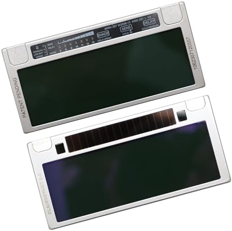 Armour Guard Clairvoyant 3.0 Crystal Clear Blue View 2” X 4.25” Multi Shade Autodarkening Lens