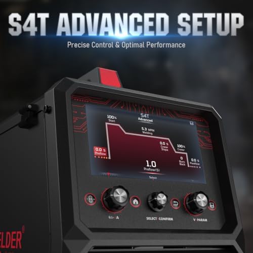 YESWELDER Firstess SP200 MIG Welder, MIG/Pulsed MIG/Flux Core/Spot Welding/Lift TIG/Stick/Spool Gun Compatible