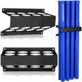 DoubleFill 9 Pcs Welding Rod Storage Set 8 Slot Tig Welding Filler Rod Holder with 8 Pcs 40 Inch Tungsten Electrode Storage Tubes Wall Mount Organizer Welder Tools Supplies(Blue)
