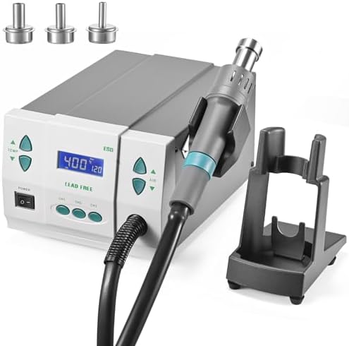 861DW Hot Air Rework Station 1000W Brushless Blower SMD Soldering Station