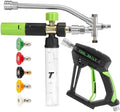 Tool Daily Pressure Washer Short Gun with Mini Foam Cannon Dual Connector