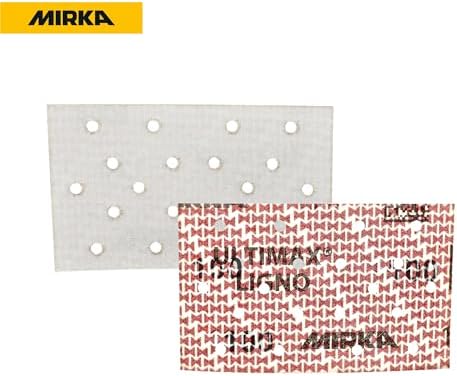Mirka Abrasive Sheets Ultimax Ligno 3x5 Inch Grit P100 50 Pack
