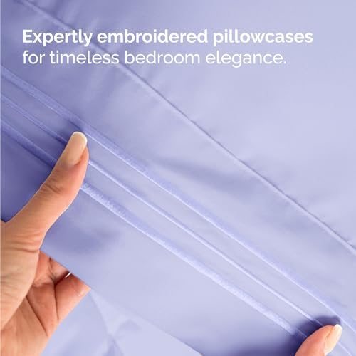Twin Size 3 Piece Sheet Set - Comfy Breathable & Cooling Sheets - Lavender