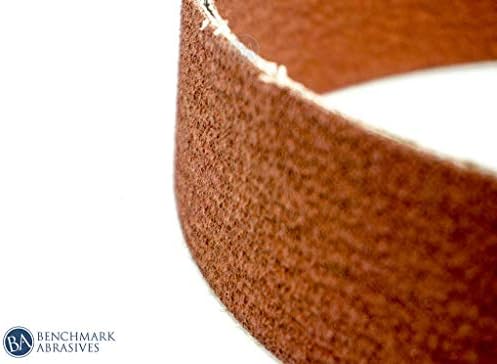Benchmark Abrasives 2" x 72" Premium Ceramic Sanding Belts for Grinding Deburring Polishing Rust Removal on Metal, Stainless Steel, and Carbon Steel, Use with Belt Disc Sander (6 Pack) - 40 Grit