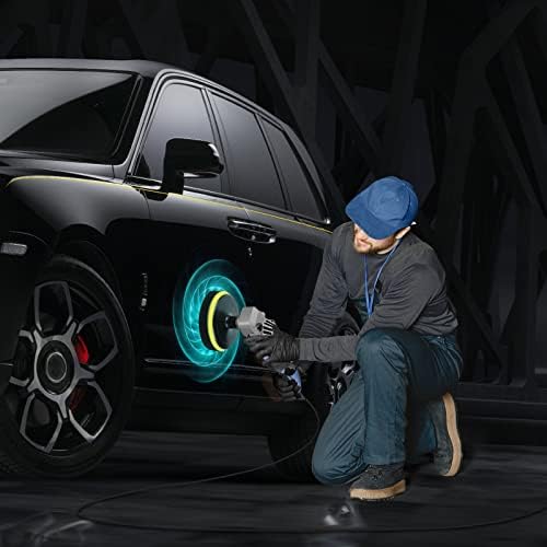 Buffer Polisher, 1200W Rotary Polisher with 6/7inch Plate for Car Detailing