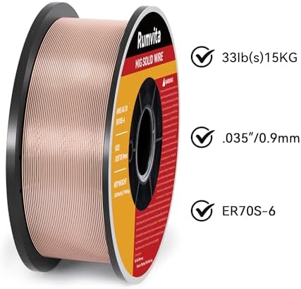 Mig Welding Wire ER70S-6 .035"(0.9 mm)- 33 Pound Spool MIG Wire