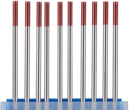 TIG Welding Electrodes 2% Thoriated WT20 (EWTh-2) Red 3/32" 10 Pack