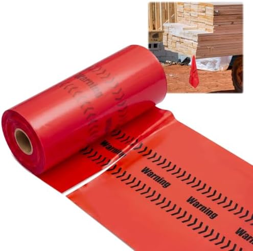 500 Pcs 12 x 12 in Red Lumber Flags, Text