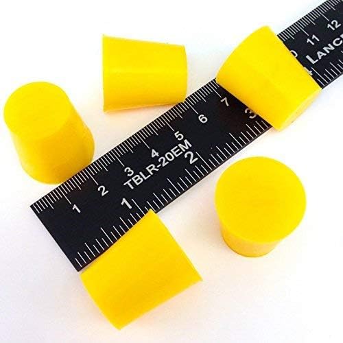 High Temp Masking Supply 20 Piece XL Silicone Rubber Plug Set - Sizes 3/4" to 1-7/16" - Tapered Stoppers for Powder Coating, Painting, Ceramic Coating, Sealing Holes - Non-Toxic, Flexible, Reusable