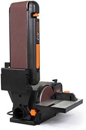 WEN 3923 16-Inch Variable Speed Scroll Saw with Easy-Access Blade Changes and Work Light, Black & 6502T 4.3-Amp 4 x 36 in. Belt and 6 in. Disc Sander with Cast Iron Base