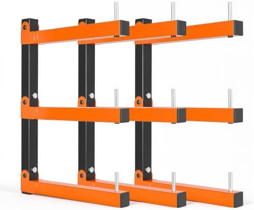 VEVOR Lumber Rack, 3-Tier 3-Pack 110 lbs per Tier, Foldable Wood Storage