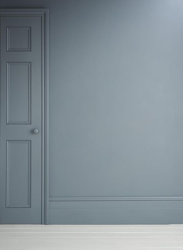 Annie Sloan Satin Paint (Cambrian Blue, 25 Fl Oz/750 mL). Soft sheen for interior wood and metal. Self-leveling, all-in-one paint with no wax or lacquer required.