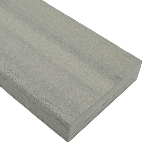 BuyPlastic Tangent Poly Lumber - Driftwood Gray, 1x6 (0.75" x 5.5"), 36" Length - HDPE Plastic Board for Outdoor Furniture and More