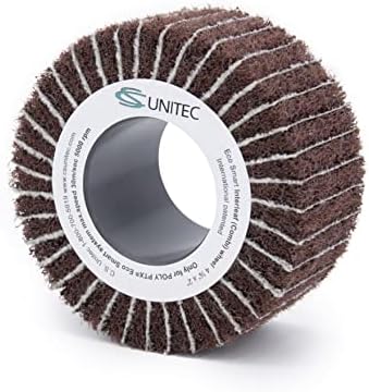 CS Unitec 47302 PTX Interleaf Combi Wheel, 80 Grit, 4" Diameter x 2" Wide