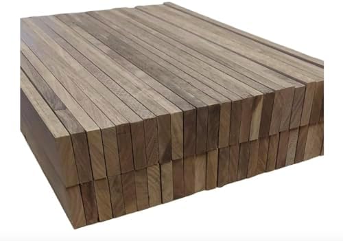 Black Walnut Lumber, Various Dimensions, Natural Wood Material, Woodworking Supply (18" x 2" x 1/4")