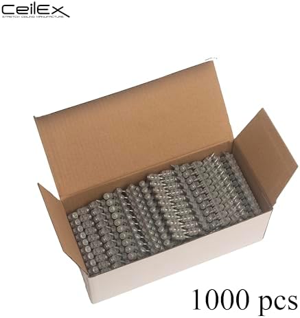 1000x Collated Concrete Nails 7/8 Inch (22mm) for Hilti BX 4 (BX4) Cordless Concrete Nailer, B4 MX Collated Strip, Full Round Head Hardened Steel Pins for Metal Track, Drywall & Concrete