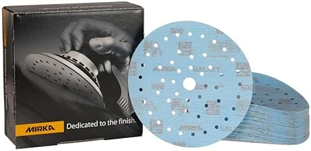 Mirka Galaxy Multifit 6 Inch Ceramic Discs, 800 Grit, Hook & Loop, 50 Pack