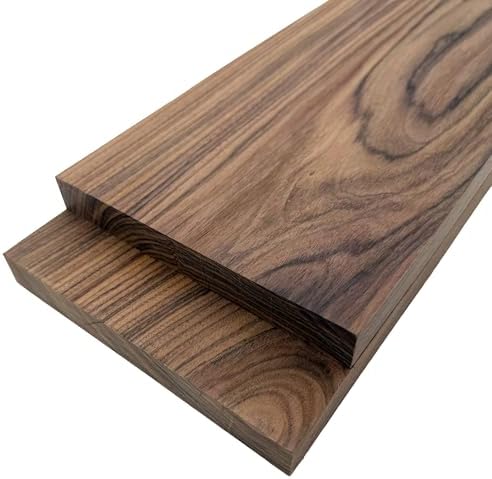 Bolivian Rosewood Lumber Board - 3/4" x 6" (2 Pcs) (2, 3/4" x 6" x 18")