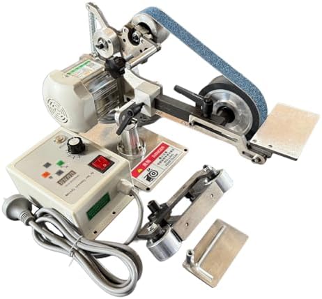 Belt Sander Professional with Vertical and Horizontal Support, 30" x 1" Belt Size, 3 Grit Belts (100/180/240), Metal Wood Knife Sharpening, Adjustable Workbench