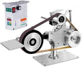 Abrasive Belt Machine, 550W Desktop Grinder For Knife Making Vertical Horizontal Belt Polisher Sharpener 5000Rpm With Brushless Motor Sander for Metal Working Mini Sander